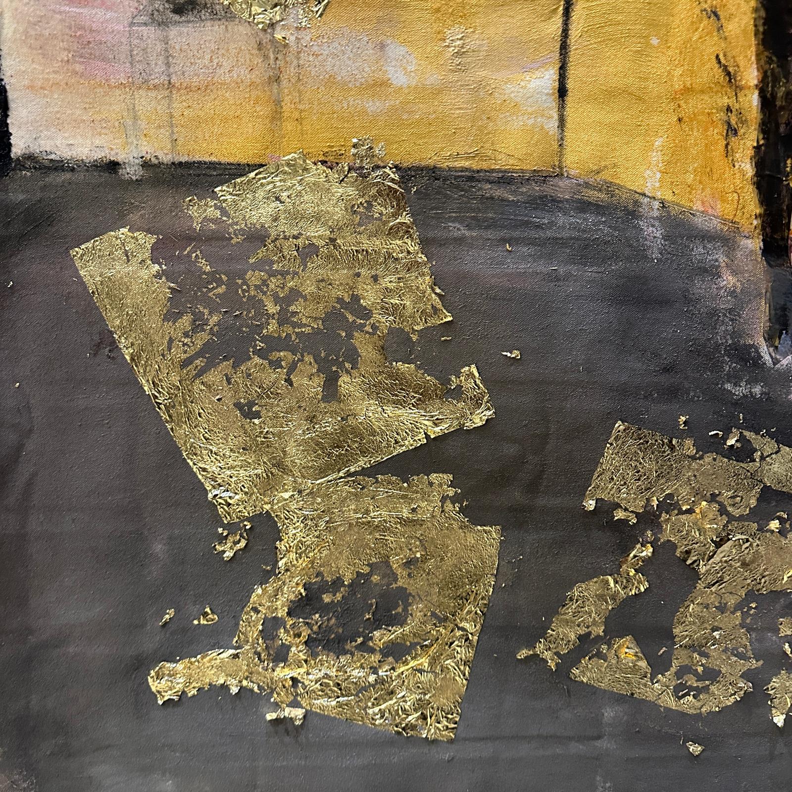 The Gold Standard · dettaglio delle campiture dorate. Contemporary art, photography or visual culture featured by Acquistare Arte.
