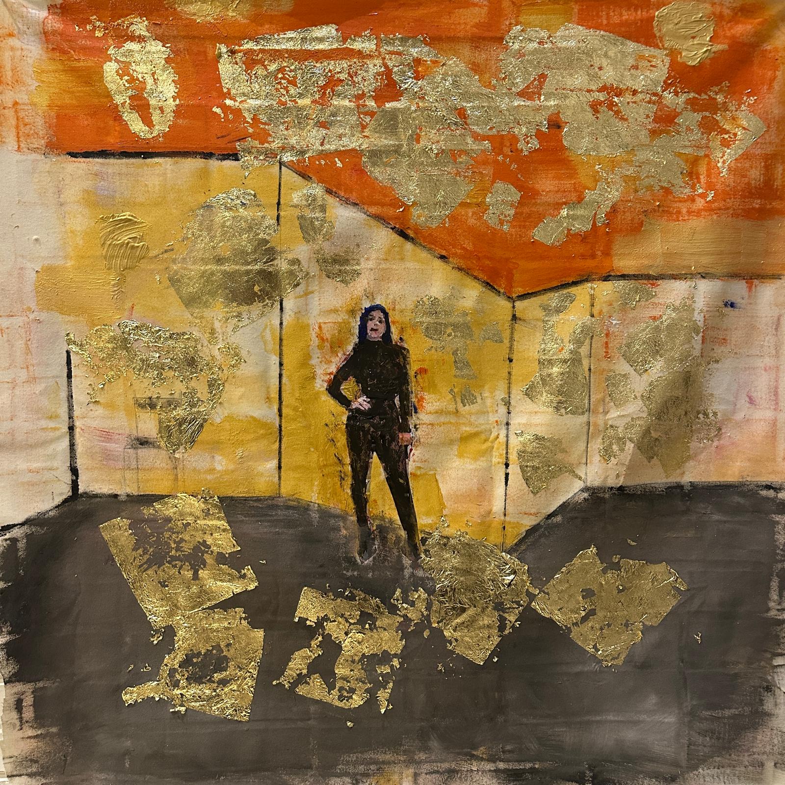 The Gold Standard · 2026 · acrilico su tela · veduta d’insieme. Contemporary art, photography or visual culture featured by Acquistare Arte.